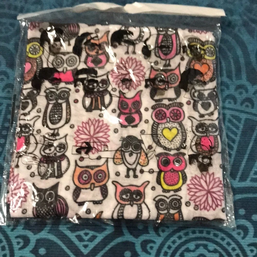 6/$20 New sealed owl neck gaiter